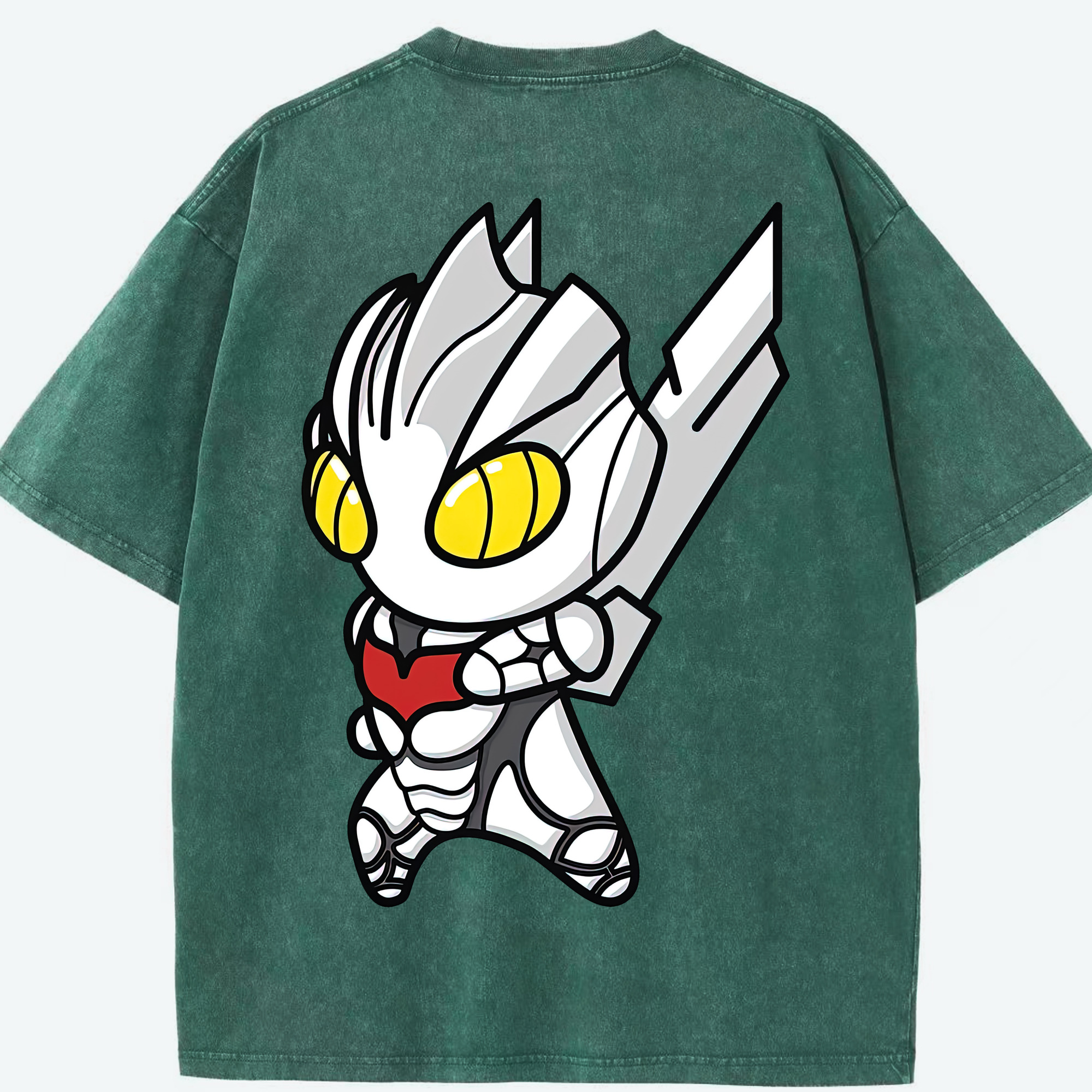 （画像用） ウルトラマン Ultraman 綿100% ヴィンテージ風 半袖Tシャツ（背面プリント）